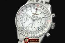 Replica Breitling Navitimer SS/SS White Sticks 7750