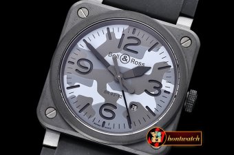 Bell & Ross BR03-92 Black Camo PVD/LE Grey Miyota 9015
