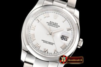 Rolex DateJust 36mm Oyst Dm 904L SS/SS White/Rmn GMF SA3135
