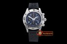 Replica Breitling Superocean SteelFish Chrono SS/RU Blue/Blk A77