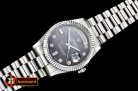 Rolex Daydate 36mm Flt SS/SS Black MOP Diam BP Swiss 2836