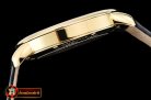 Replica Cartier Ronde Louis Cartier No Date YG/LE White Asia HW