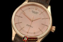ROLCEL065F - 2014 Cellini Time RG/LE Rose Gold Asia 2824