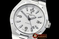 VACH. CONSTANTINE Overseas Ref.47074 SS/LE White MY9015 Mod