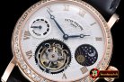Patek Philippe MoonPhase PR Tourb Diam RG/LE Wht - Asia HW Tourb