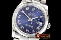Rolex DateJust 36mm Oyst Dm 904L SS/SS Blue/Rmn GMF SA3135