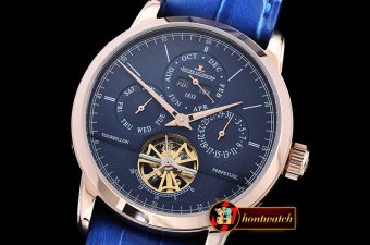 JAEGER LE COULTRE Master Complications Tourbillon RG/LE Blue Asi