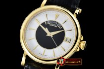 PP0204C - 5153 Calatrava YG/LE Wht/Black Asia 2824 Mod