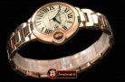 CAR0320 - Ballon De Cartier Mid RG/RG White Roman Miyota