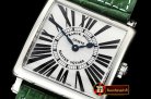 Franck Muller Master Sq 6002 Midsize SS/LE Green White GF - Swiss Qtz