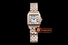 Cartier Santos Demoiselle Mens RG/RG White Swiss Quartz