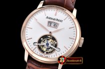 Audemars Piguet AP Jules Tourbillon Grande Date RG/LE Wht - Tour