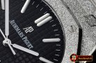 Audemars Piguet Royal Oak 15400 Frosted SS/SS Black Asia 21J Mod 3120