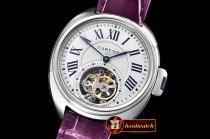 Cartier Cle De Cartier Tourb Ladies SS/LE White Asia HW Tourb