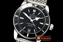 Breitling Superocean Heritage II 42mm SS/SS Black GF MY9015 Mod