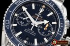Omega P-Ocean Chrono Blue SS/SS Blue JHF A7750 Mod9900