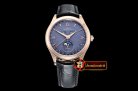 Jaeger Le Coultre Master Calendar Moonphase RG/LE Blue OMF MY9015 Mod