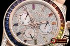 Rolex Daytona 116595 RBOW RG/RG Diams BP A7750 4130 Mod
