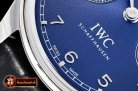 IWC Portugieser Annual Cal IW503502 SS/LE Blue YLF A52850