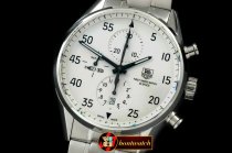 TAG0280B - Carrera 1887 Vintage Chrono SS/SS White A-7750