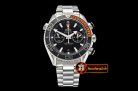 Omega P-Ocean Chrono Blk/Org SS/SS Black JHF A7750 Mod9900