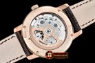 Jaeger Le Coultre Master Grande Trad. Tourb. Cylindrique RG/LE Wht Tourb