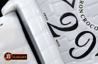 Franck Muller Crazy Hours Jumbo Wht/Blk CER/LE Iron Croco A2813