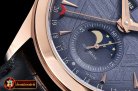 Jaeger Le Coultre Master Calendar Moonphase RG/LE Blue OMF MY9015 Mod
