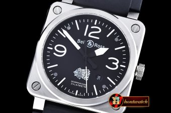 Bell & Ross BR03-92 Esdacron Ed. SS/RU Black Miyota 9015