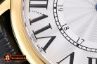 Replica Cartier Ronde Louis Cartier No Date YG/LE White Asia HW