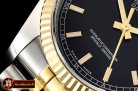 Rolex Datejust 36mm Flt YG/SS Blk/Stk Jub ARF Asia SH3135