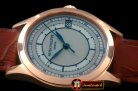 PP0176B - 5296 Calatrava RG/LE White Jap Miyota 9015