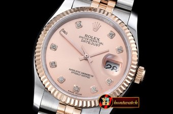 Rolex Datejust Man DJ 36mm Jub Flt RG/SS Rose Gold D BP A3135 Mo
