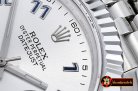 Rolex Datejust II DJ2 41mm Jub Flt SS/SS Silv Wht Num BP A3235 M