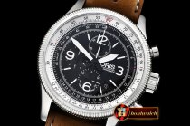 Oris Swiss Hunter Team SS/LE Black Jap Qtz Chrono