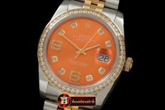 RDJ0253A - SS/YG Jubilee Orange Diam 2836