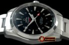 OMG0419A - Aqua Terra GMT SS/SS Black Miyota 8205
