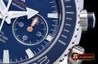 Omega Planet Ocean 45mm Chrono TI/TI Blue BP A7750 Mod9300