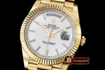 RDD0196C - DayDate 228206 YG/YG White Stick BP Swiss 2836