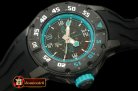 RM074B - PVD Black/RU Black/Blue Asian 7751 Decorated