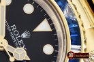 Rolex GMT II Blue/Wht Rubies YG/YG Blk BP A3186 Mod