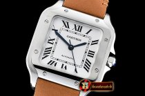 Cartier Santos De Cartier Ladies 35mm SS/LE Wht V6F MY9015