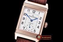 JAEGER LE COULTRE JL Reverso Automatic RG/LE White/Num Asia 2824