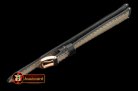 Replica Patek Philippe Black Croc Strap RG 20/16/ Insignia Buckl
