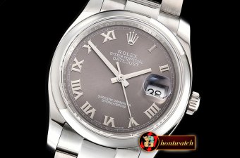 Rolex DateJust 36mm Oyst Dm 904L SS/SS D.Grey/Rmn GMF SA3135