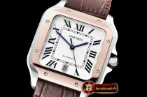 Cartier Santos De Cartier 2018 Mens RG/SS/LE Wht V6F MY9015
