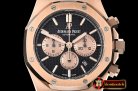 Audemars Piguet Royal Oak Chronograph 26331ST RG/LE Black OMF A7750