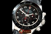 Replica Rolex Daytona 116519 SS/CER/LE Black Num A-7750 Sec@6