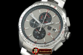 TAG0284D - Carrera 16 Senna Ed Chrono SS/SS Grey OS20 Qtz