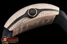 Franck Muller Vanguard Mens V45 Diams RG/LE/RU Black Diam ABF A2824